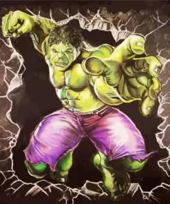 Abstract Hulk Diamond Painting