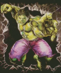 Abstract Hulk Diamond Painting