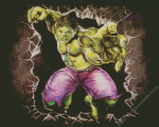 Abstract Hulk Diamond Painting