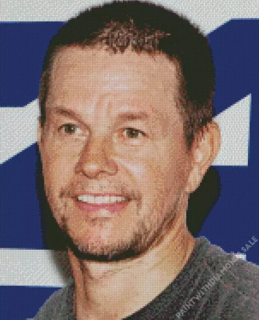 Actor Mark Wahlberg Diamond Painting