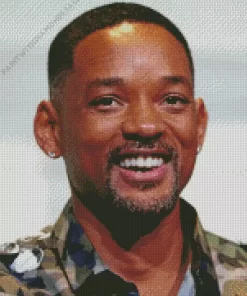 Actor Will Smith Diamond Painting