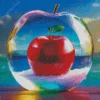 Aesthetic Apple On The Seashore Diamond Painting