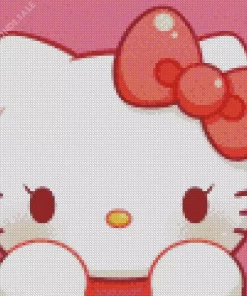 Aesthetic Hello Kitty Diamond Painting