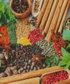 Aesthetic Spices And Herbs Diamond Painting