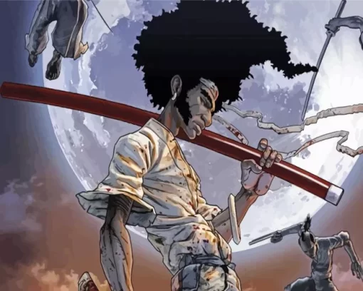 afro samurai rukataro Diamond By Numbers