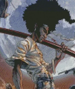 afro samurai rukataro Diamond With Numbers