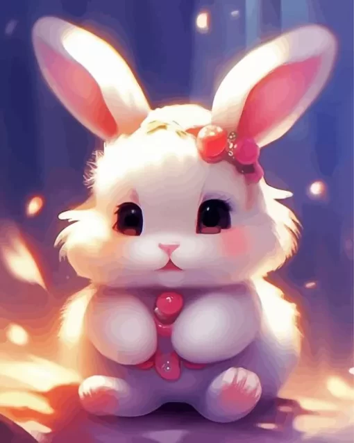 Anime Bunny Diamond Painting