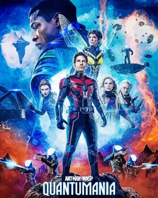 Ant Man Characters Poster Diamond Painting