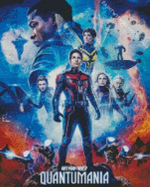 Ant Man Characters Poster Diamond Painting