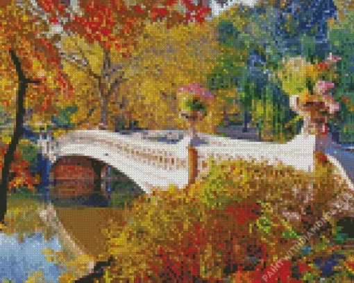 Autumn Central Park New York Diamond Painting