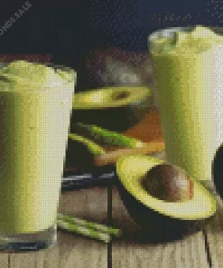 Avocado Juice Diamond Painting