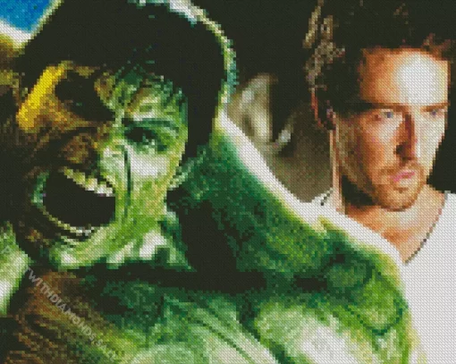 Banner The Incredible Hulk Diamond Painting