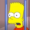 Bart Looking Shocked In A Jail Cell Diamond Painting