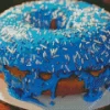 Blue Donuts Diamond Painting