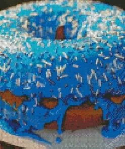 Blue Donuts Diamond Painting