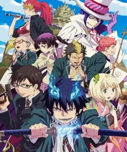 blue exorcist anime characters Diamond Dotz