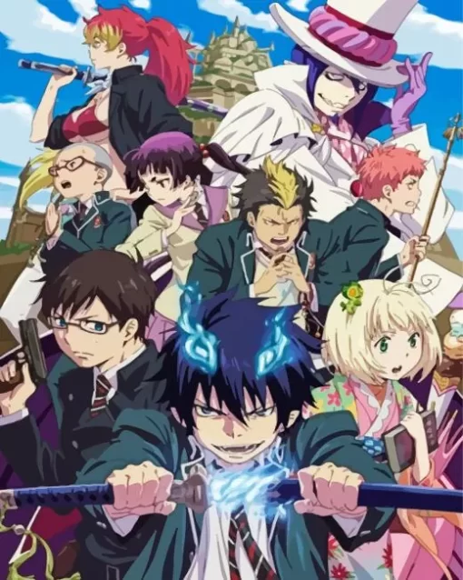 blue exorcist anime characters Diamond Dotz