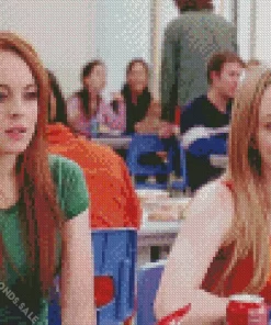 Cady And Karen From Mean Girls Diamond Painting