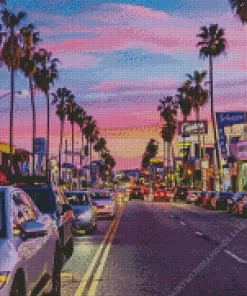 California Aesthetic City Diamond Painting