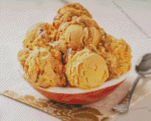 Caramel Ice Cream Diamond Painting