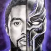 Chadwick Boseman The Black Panther Diamond Painting