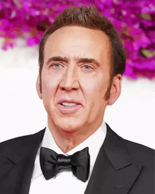 Charismatic Nicolas Cage Diamond Painting