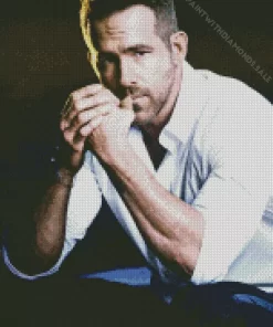 Charismatic Ryan Reynolds Diamond Painting