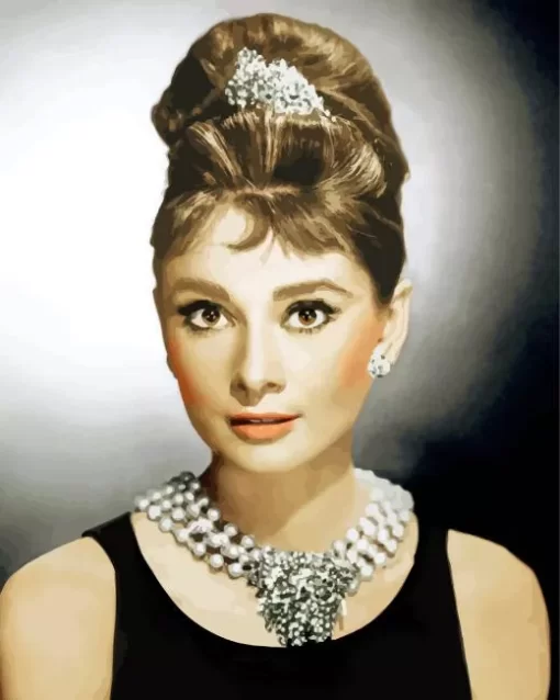 Charming Audrey Hepburn Diamond Painting