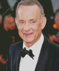 Charming Tom Hanks Diamond Painting