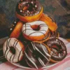 Chocolate Glazed Donuts Diamond Painting