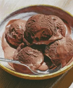 Chocolate Ice Cream Diamond Painting