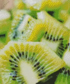 Chopped Kiwi Fruit Diamond Painting