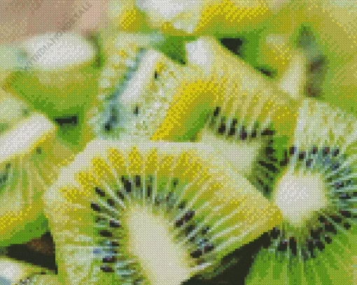 Chopped Kiwi Fruit Diamond Painting