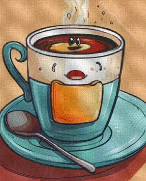 Coffee Cup Art Diamond Painting