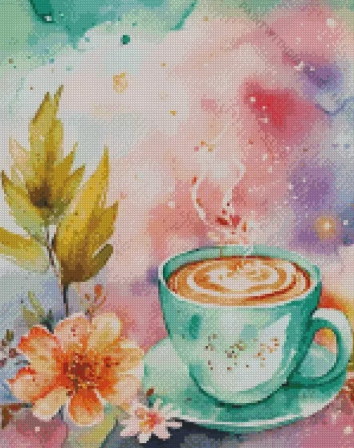 Coffee Time Art Diamond Painting