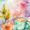 Coffee Time Art Diamond Painting