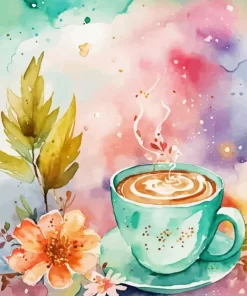 Coffee Time Art Diamond Painting