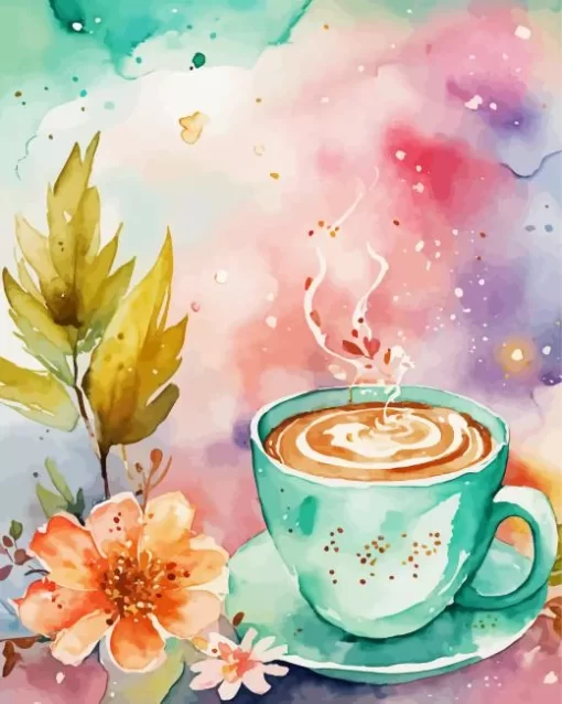 Coffee Time Art Diamond Painting