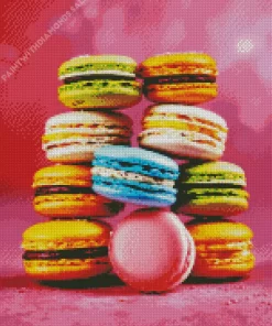 Colorful Macarons Diamond Painting