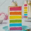 Colorful Rainbow Cake Diamond Painting