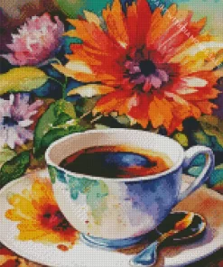 Colorful Coffee Art Diamond Painting