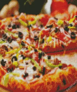 Cool Pizza Diamond Painting