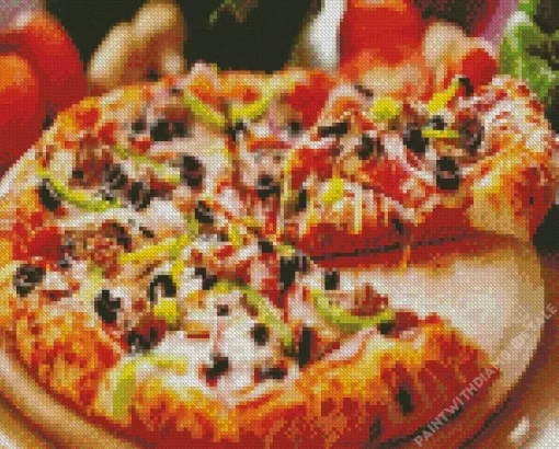 Cool Pizza Diamond Painting