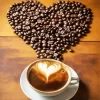 Cup Of Coffee Heart Shape Diamond Painting