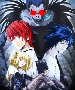 death note anime poster Diamond Paintings