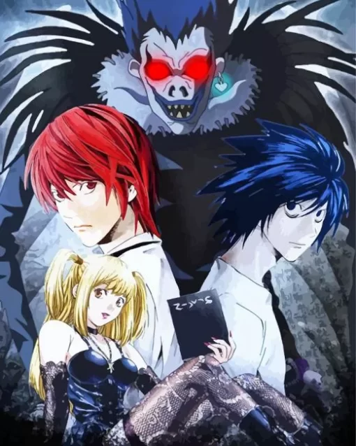 death note anime poster Diamond Paintings