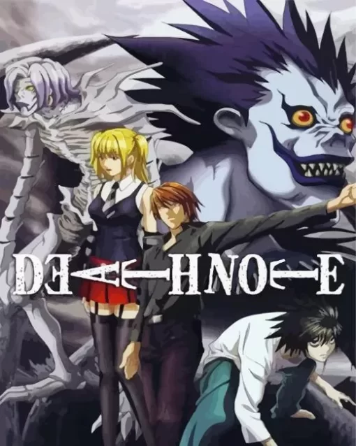 death note poster Diamond Paintings