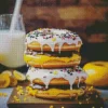 Donuts With White Icing Diamond Painting