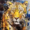 Drippy Leopard Diamond Painting