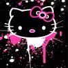 Drippy Hello Kitty Diamond Painting